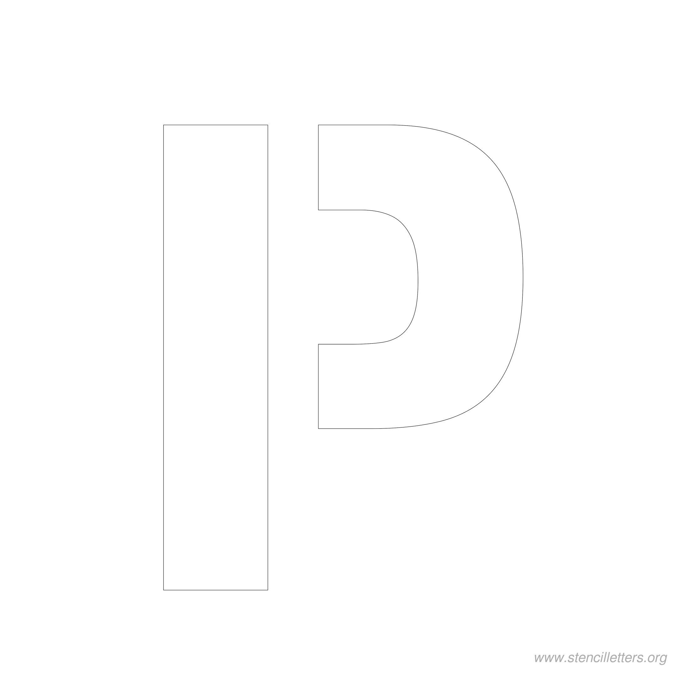 5 inch stencil letter p 5 inch stencil letter p