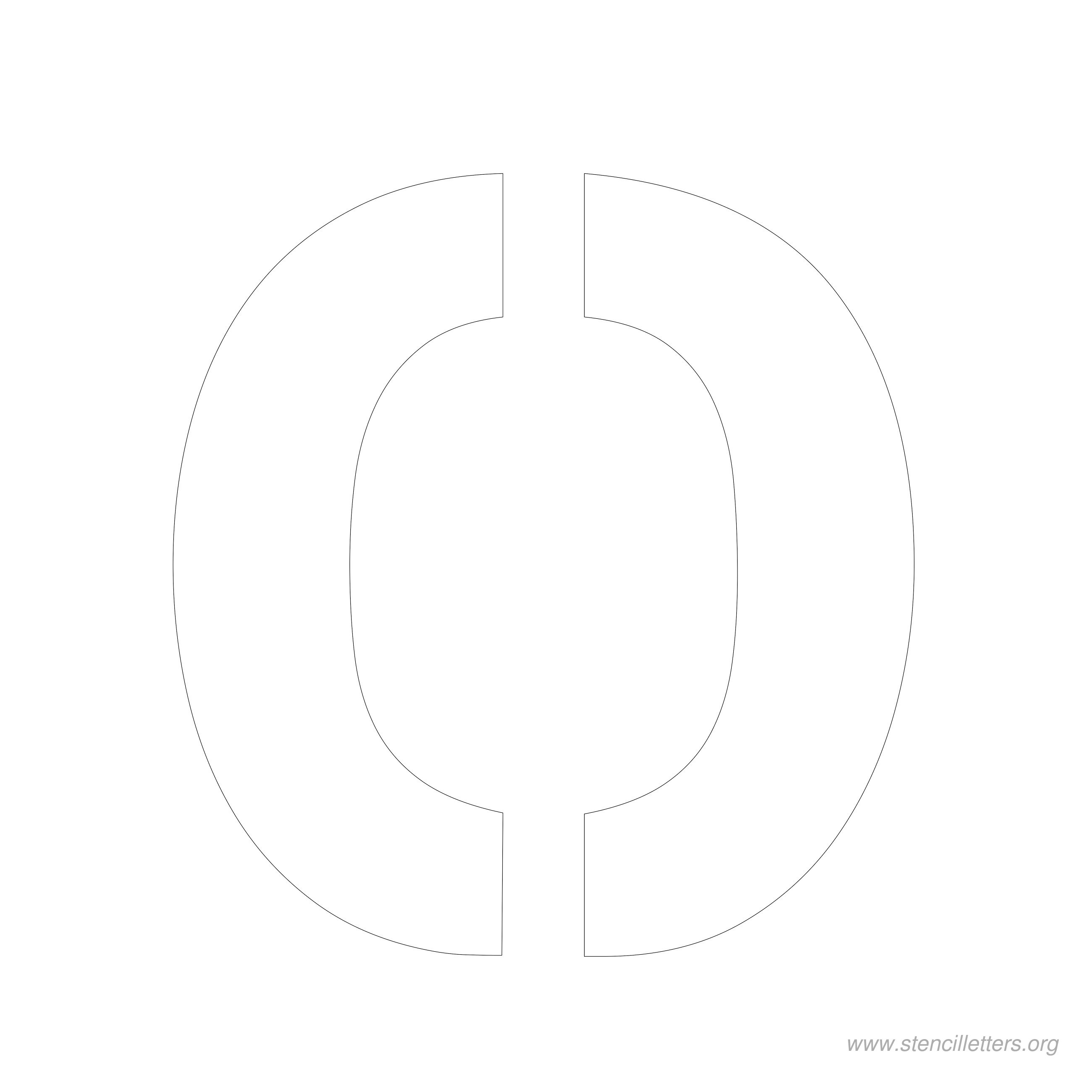 6 inch stencil letter o 6 inch stencil letter o