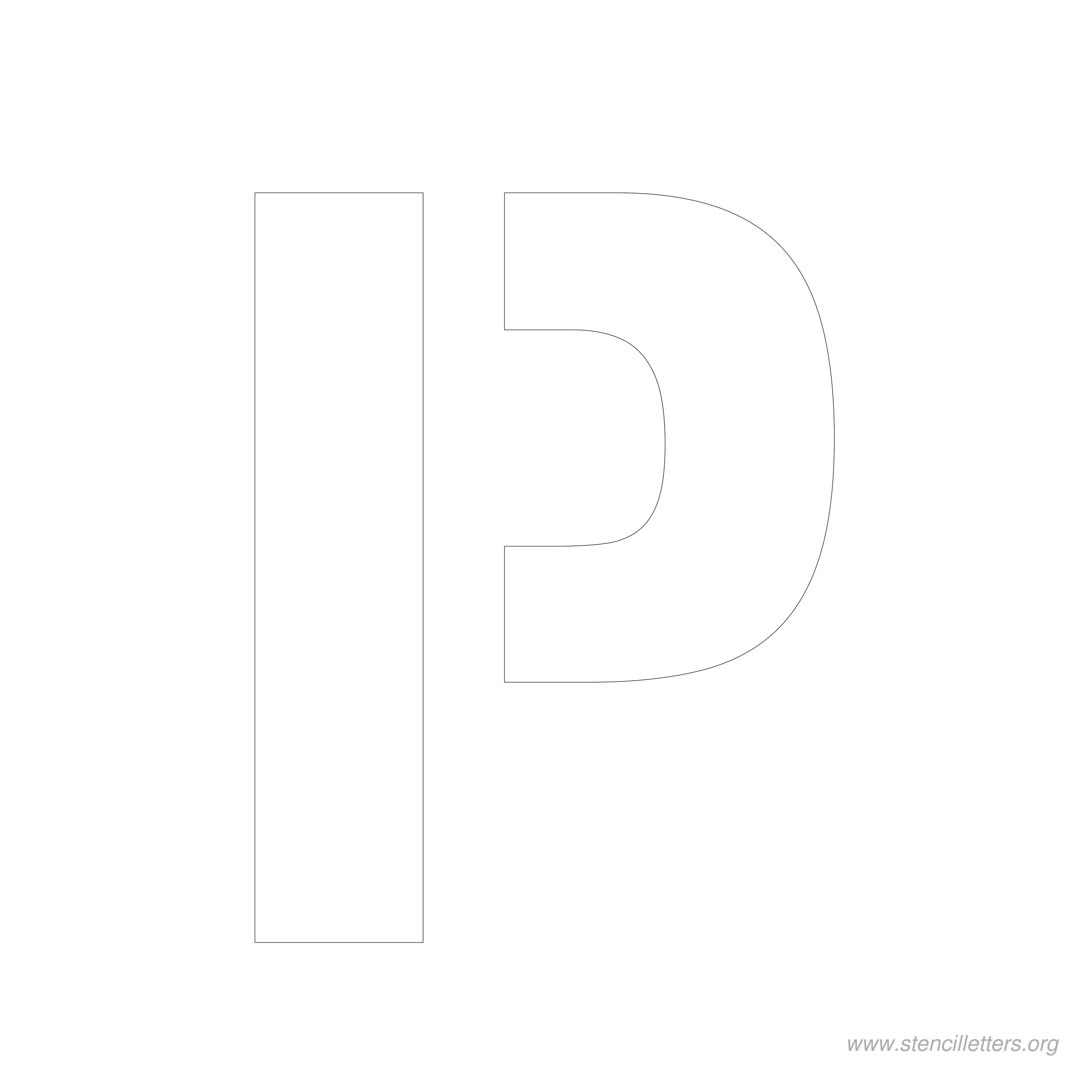 6 inch stencil letter p 6 inch stencil letter p
