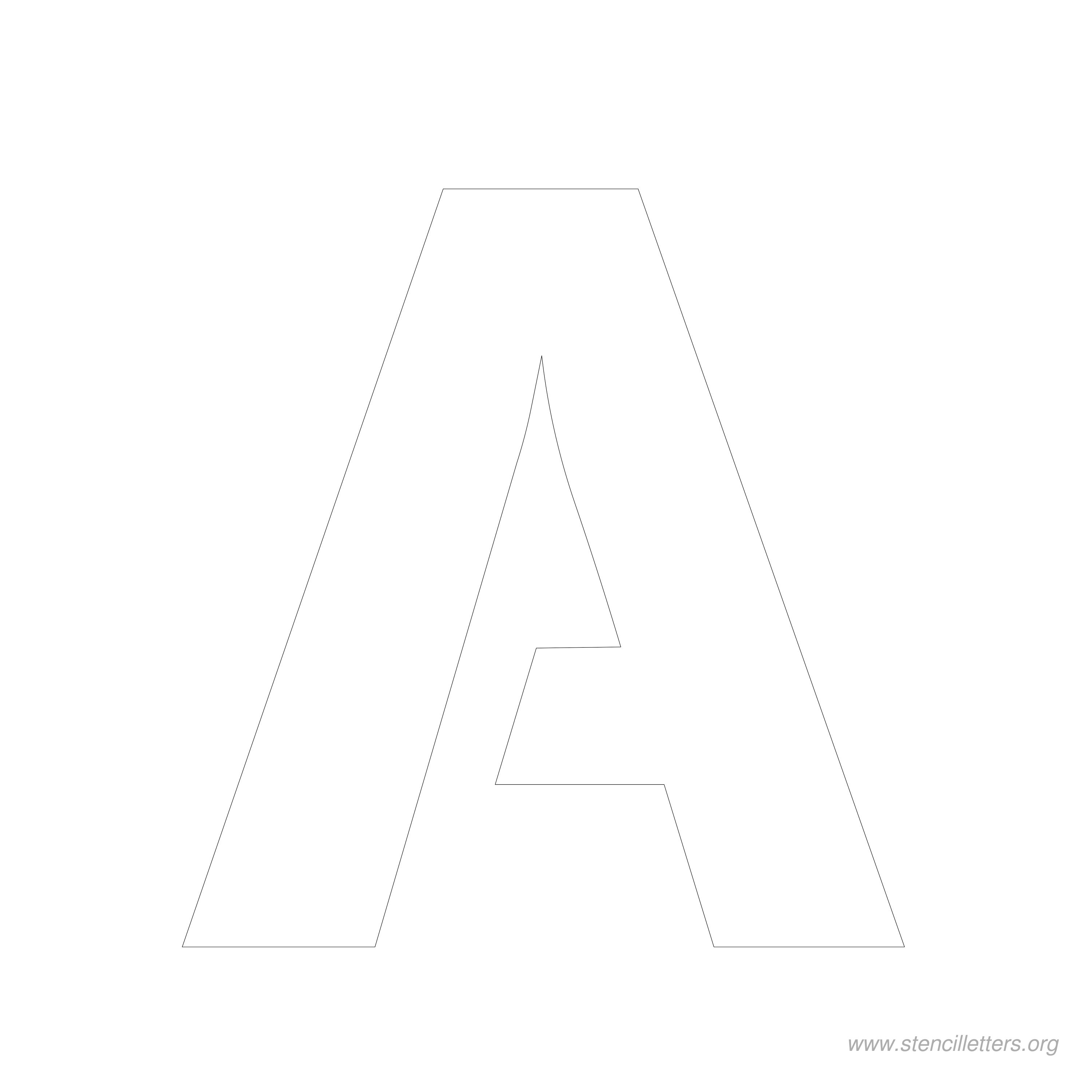 7 inch stencil letter a 7 inch stencil letter a