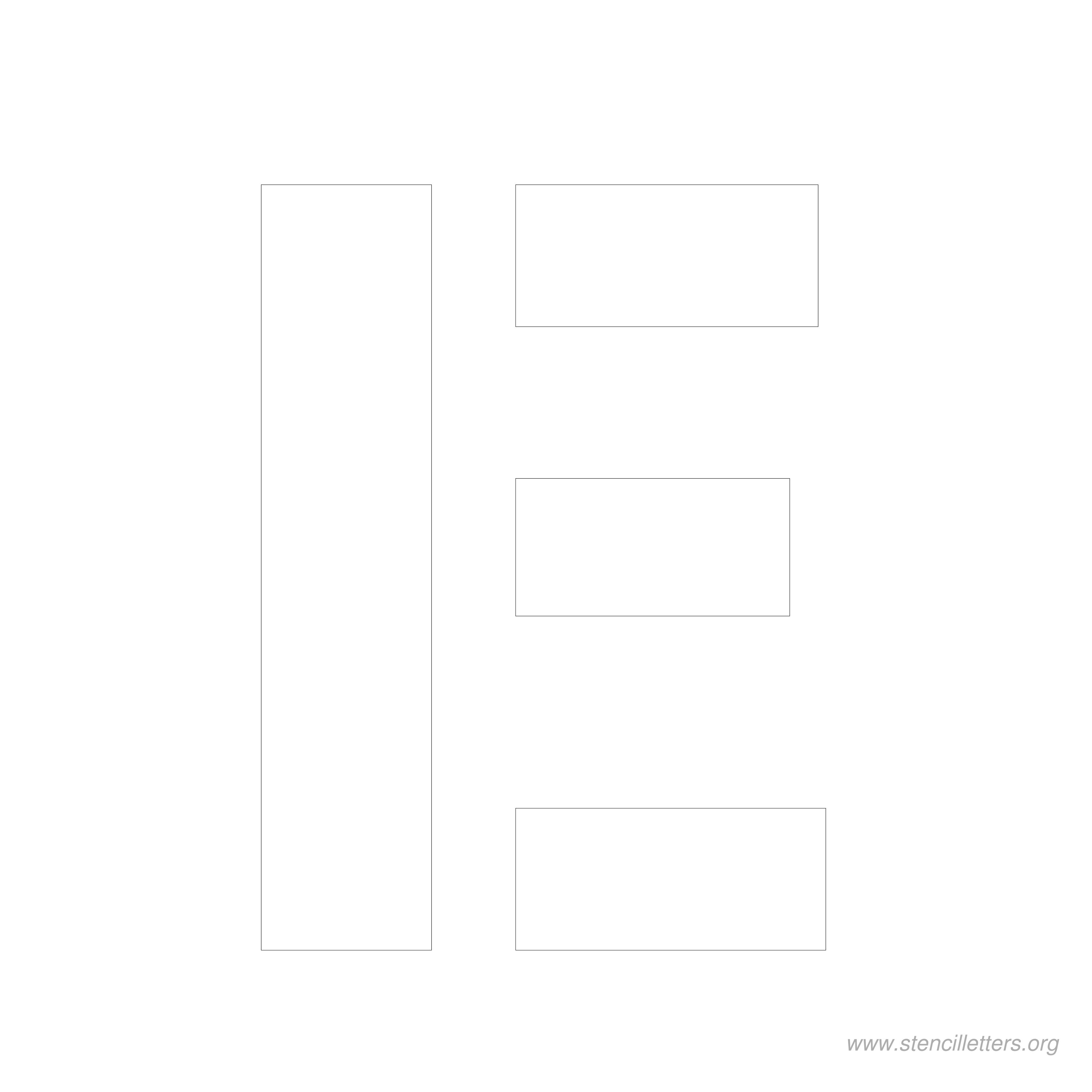 8 inch stencil letter e 8 inch stencil letter e