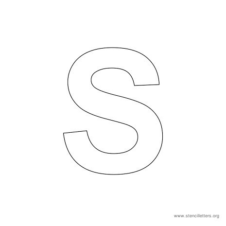 uppercase arial stencil letter s uppercase arial stencil letter s