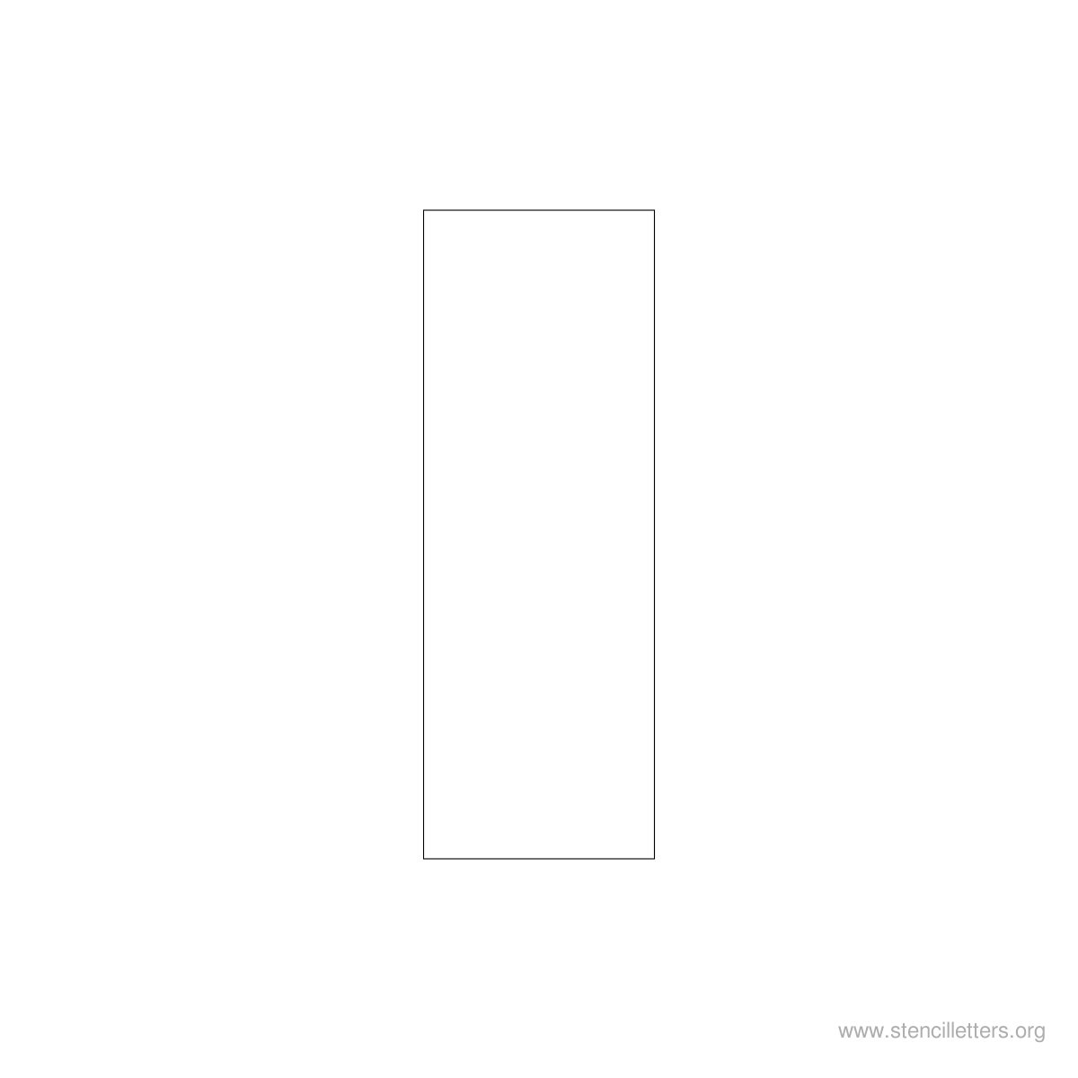 Large Stencil Letters Style #3 I Large Stencil Letters Style #3 I