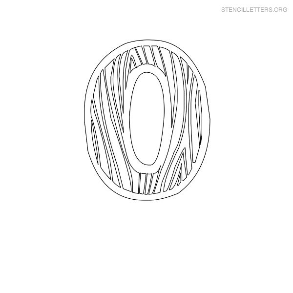 Print Free Stencil Letters O Print Free Stencil Letters O