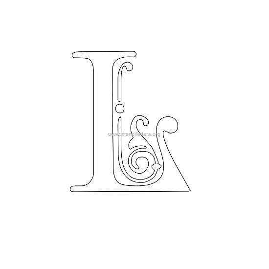 floral wall stencil letter l floral wall stencil letter l