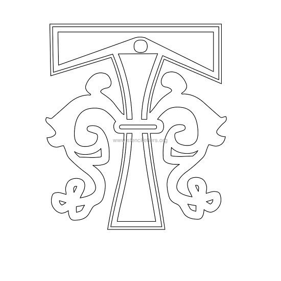 floral wall stencil letter t floral wall stencil letter t