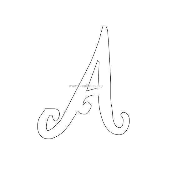 uppercase scrapbooking stencil letter a uppercase scrapbooking stencil letter a