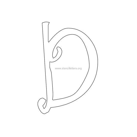 uppercase scrapbooking stencil letter d uppercase scrapbooking stencil letter d