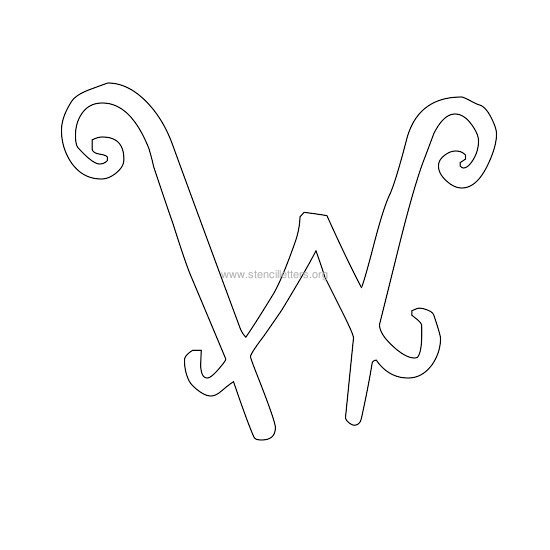 uppercase scrapbooking stencil letter w uppercase scrapbooking stencil letter w