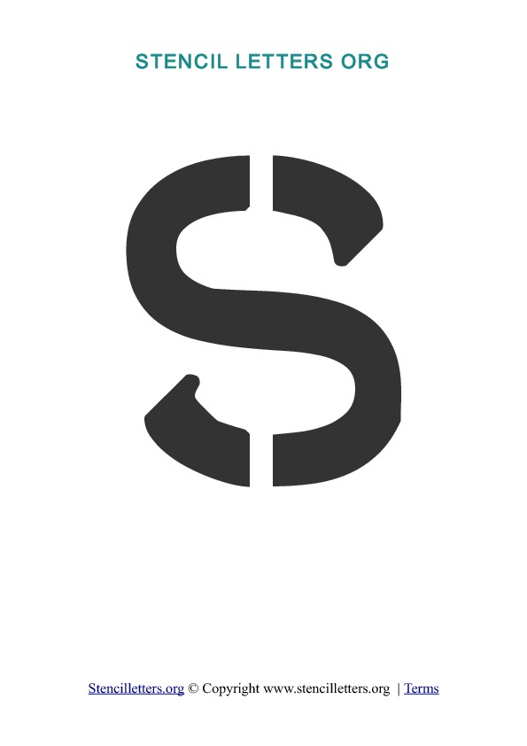 PDF Stencil Template S PDF Stencil Template S