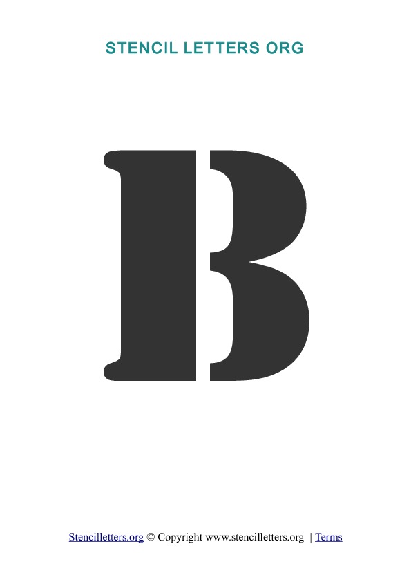 PDF Stencil Template B