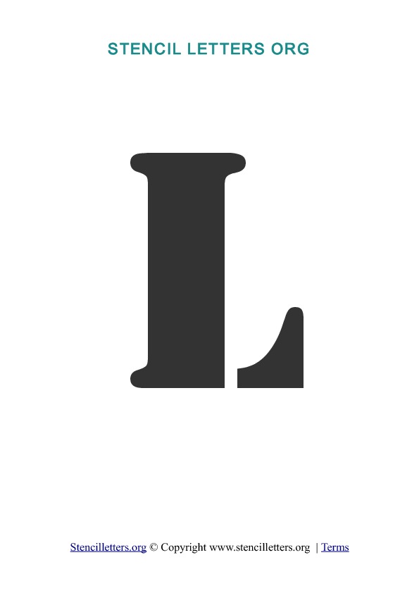 PDF Stencil Template L