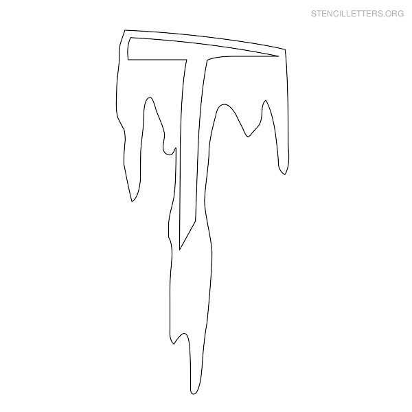 Stencil Letter Halloween T